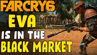 Far Cry 6  The EVA Sniper is in the BLACK MARKET Organ Donor Grenade Launcher [upl. by Wirth865]