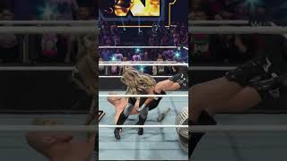 Trish Stratus KICKS Brock Lesnar wwe2k24 wwe2k24gameplay [upl. by Neumann]