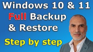 Windows 11 amp Windows 10 backup and restore full system image [upl. by Hairakcaz]