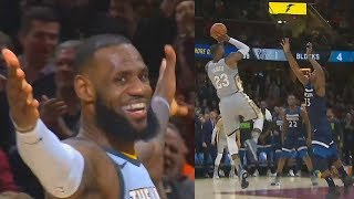 LeBron James SHOWS KYRIE IRVING HE DOESNT NEED HIM BY HITTING GAME WINNER VS TIMBERWOLVES [upl. by Norrv169]