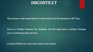 DbContext [upl. by Nessa]