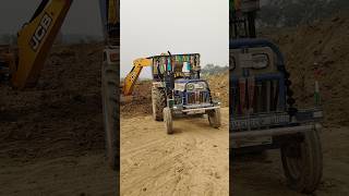 Swaraj 744fe tractor 🚜 video swaraj 735xt tractor 🚜jcb loading [upl. by Hillie526]