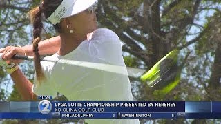 Wie moves to 5under at LPGA Lotte Championship [upl. by Xel]