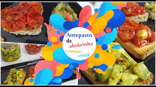 ANTEPASTO DE ABOBRINHA E TOMATE CEREJA [upl. by Anawyt]