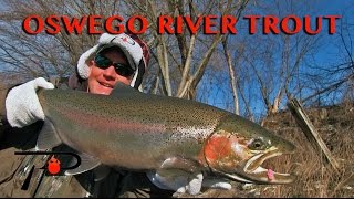 Oswego River Steelhead Fishing [upl. by Ratib]