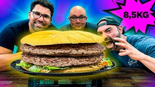 85KG O MAIOR BURGER de SP  Feat Fontoura Inimigodorodizio [upl. by Annoid287]