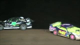 Lernerville Steel City Stampede SportsmanStock Car Feature October 15 2016 [upl. by Wooster]