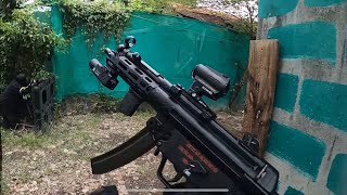 Tokyo Marui MP5 NGRS gameplay in Thailand [upl. by Ajtak]