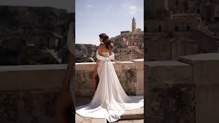 Wedding dress Donatella at New York City Bride [upl. by Aloiv]