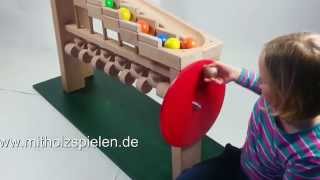 KUGELWERK  eine mechanische KADEN KUGELBAHN  ROLLING BALL SCULPTURE [upl. by Vola20]