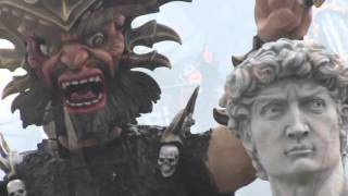 Carnevale di Viareggio 2016  Sintesi del 1° corso mascherato [upl. by Otilopih]