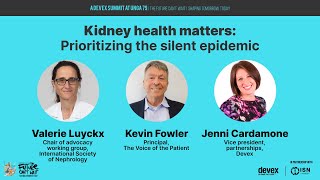 DevexUNGA79 Day 1 14  Kidney health matters prioritizing the silent epidemic [upl. by Durston639]