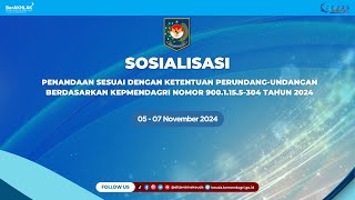 Sosialisasi Penandaan Sesuai Dengan Ketentuan Perundangundangan Berdasarkan Kepmendagri Tahun 2024 [upl. by Allets]