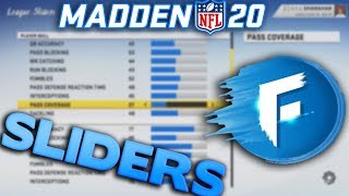 The Best AllMadden Sliders For GameplayXP For Madden 20 Franchise [upl. by Broadbent]