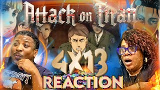 Attack On Titan 4x13 quotChildren Of The Forestquot REACTION [upl. by Thatch910]