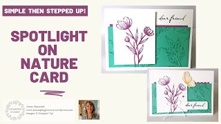 A Simple Card for the Beginner Cardmaker  Stampin’ Up  Spotlight On Nature [upl. by Siro]