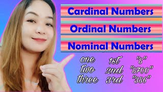 Cardinal  Ordinal  Nominal Numbers [upl. by Burty]