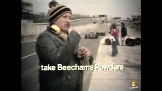 Beechams Powders Racing Mechanic Advert 1970s 70s UK [upl. by Sophey283]