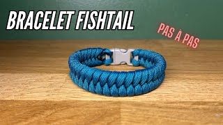 Bracelet fishtail classique Tuto n°3 [upl. by Eirrod]