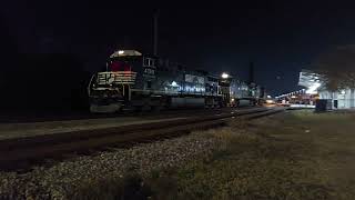 Westbound NS Light Power waits at Bridge 5 for signal to proceed to Portlock Yard [upl. by Alexandr356]