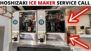 HVACR Hoshizaki Ice Maker Service Call Hoshizaki Troubleshooting And Repair Water Supply Line [upl. by Meghan]