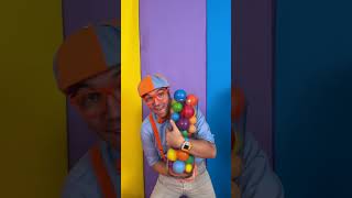 Ballpit Play🟠🔵🟡  Blippi Shorts  shorts blippi blippimusic [upl. by Jarib349]