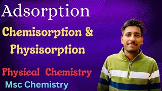 Adsorption  Chemical ampphysical adsorption Surface ChemistryMsc Physical Chemistry Pervious year [upl. by Ennirak98]