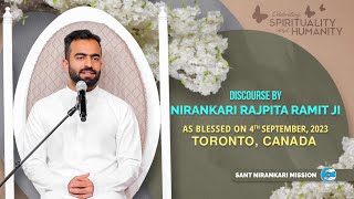 Nirankari Rajpita Ramit Ji  Discourse  September 04 2023  Toronto Canada  Universal Brotherhood [upl. by Danie963]