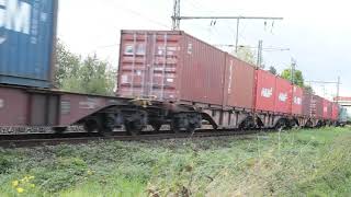 193 738 Loreley passiert Kaldenkirchen nach Venlo [upl. by Aehsa260]