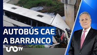 Accidente autobús de pasajeros cae de un puente en Veracruz la Tinaja  Acayúcan [upl. by Berner24]