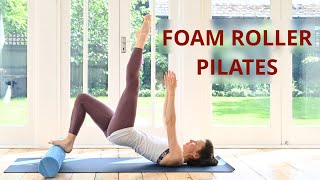 Total Body Pilates With Foam Roller 45 mins [upl. by Netaf]