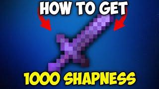 How to Get Sharpness 1000 Sword In Minecraft Bedrock 2024 Windows PS4 PS5 Xbox Nintendo Switch [upl. by Ungley362]