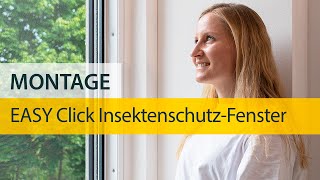 InsektenschutzFenster EASY Click KomplettSet  schnell montiert einfach kleben [upl. by Ynafit]