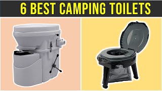 ✅Top 6 Best Camping Toilets in 2023 Portable Camping Toilet for Travelers and Campers [upl. by Eremaj]