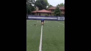 Greg Zuerlein Nostep Field Goal Drill [upl. by Luapleahcim]