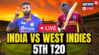 India Vs West Indies 2023 LIVE  India Vs West Indies Match Today  India Vs West Indies 5th T20 [upl. by Flieger]