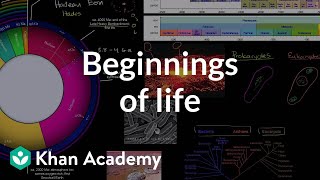 Beginnings of life  Life on earth and in the universe  Cosmology amp Astronomy  Khan Academy [upl. by Ode206]