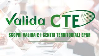 Valida e CTE  Centri Territoriali Epar [upl. by Chapa794]