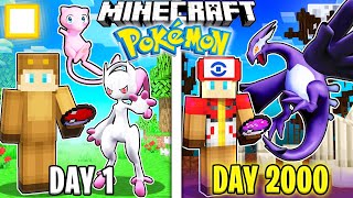 I Survived 2000 Days in Minecraft POKEMON Movie [upl. by Neeluqcaj752]