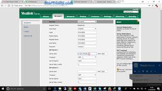 20180331  StarTrinity Softswitch  register yealink softphone as originator [upl. by Ashla998]