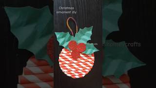 Christmas ornament diy crafts for kids youtubeshorts shorts craft diy [upl. by Hctub]