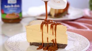 Dulce de leche cheesecake [upl. by Aerdnaxela]