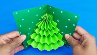 Tarjetas Pop Up de Navidad  DIY Tarjetas para Navidad Rápidas y fáciles [upl. by Justicz720]