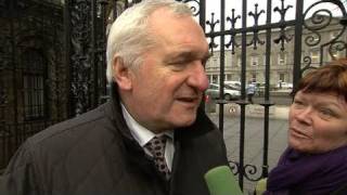 Bertie Ahern is asked quotHave you no shamequot [upl. by Oelc946]