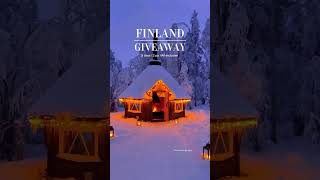 Win a Dream Vacation for 2 to Finland 🌲❄️ travel giveaway [upl. by Gonta854]