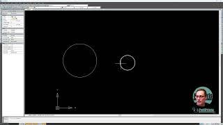 Nanocad Tangent from circle to circle [upl. by Albarran]