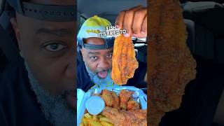 Fried fish to perfection Lemon butter garlic flavor friedfish seafood [upl. by Saire]