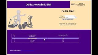 Egzamin INF03 EE09 PHP quotWSKAŹNIK BMIquot [upl. by Spohr]