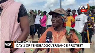 DAY 3 OF ENDBADGOVERNANCE PROTEST  LIVE UPDATE [upl. by Akinod129]