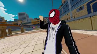 VRChat Spidey grinding recording test Bomb Rush Cyberfunk world [upl. by Nyhagen]